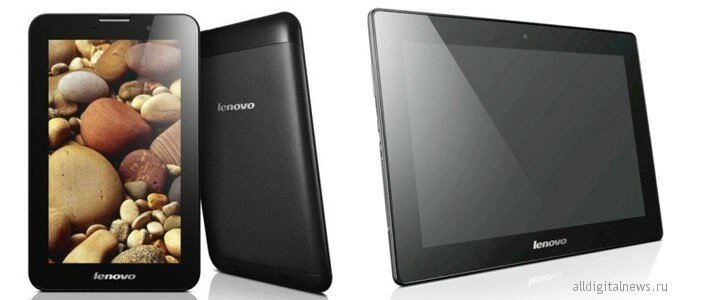 Lenovo представила три бюджетных планшета