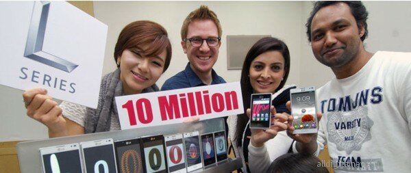 Объем продаж смартфонов LG Optimus серии L превысил 10 млн единиц